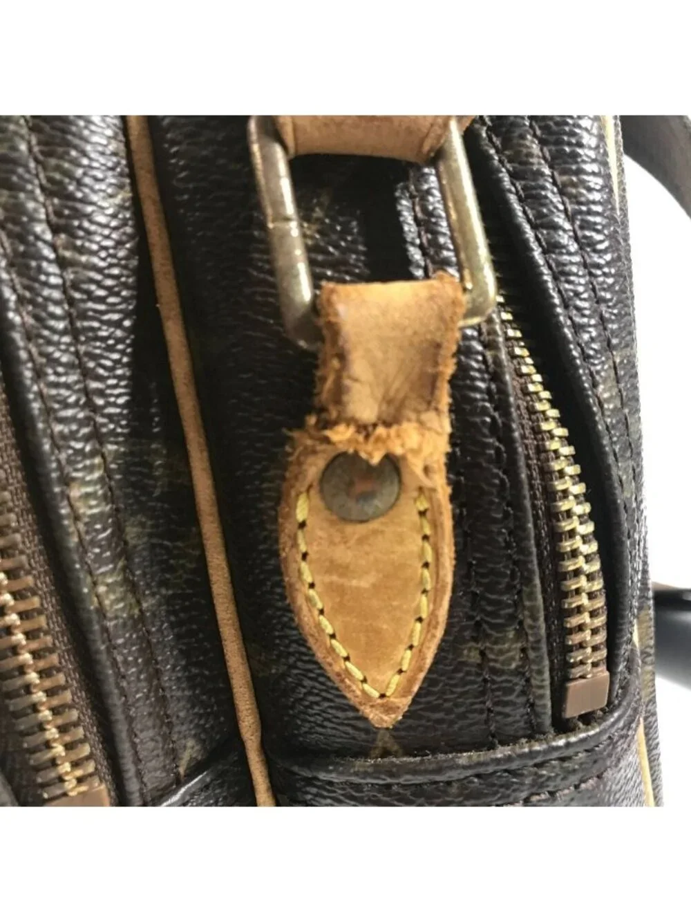 ★SOLD★ Louis Vuitton Shoulder Bag Reporter PM Lipoter PM Monogram Canvas Brown - Picture 4 of 9